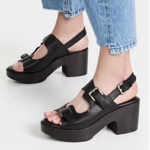 Rachel Comey Astor Clog in black leather